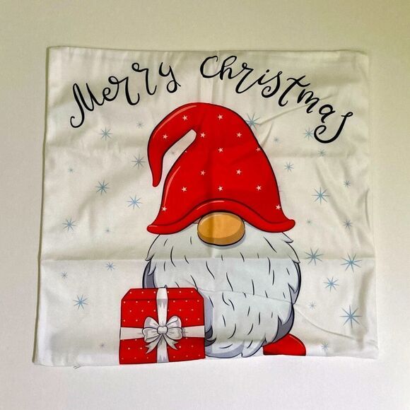 Christmas Gnome Pillow Cover - Picture 3 of 5
